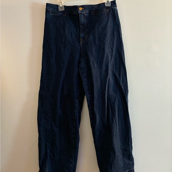 Madewell Dark Blue Flare Jeans - Picture 5 of 6